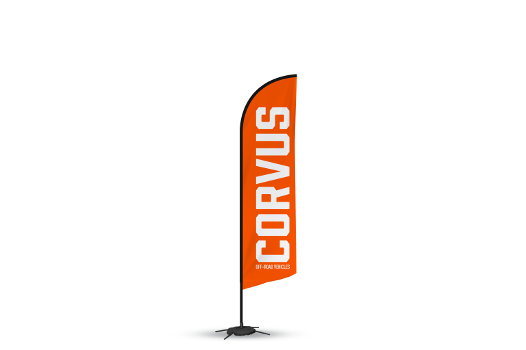 Bandera CORVUS pequeña